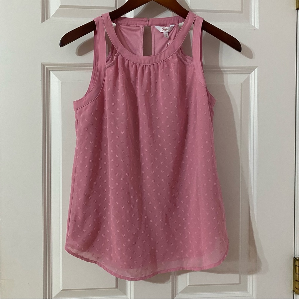 Candie’s Pink Heart Tank Top